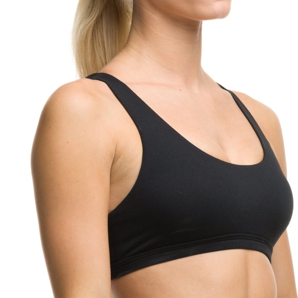 🍍3/$40 IAB MFG Strappy Sports Bra, Black, XS - Picture 2 of 6